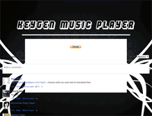 Tablet Screenshot of keygenplayer.com